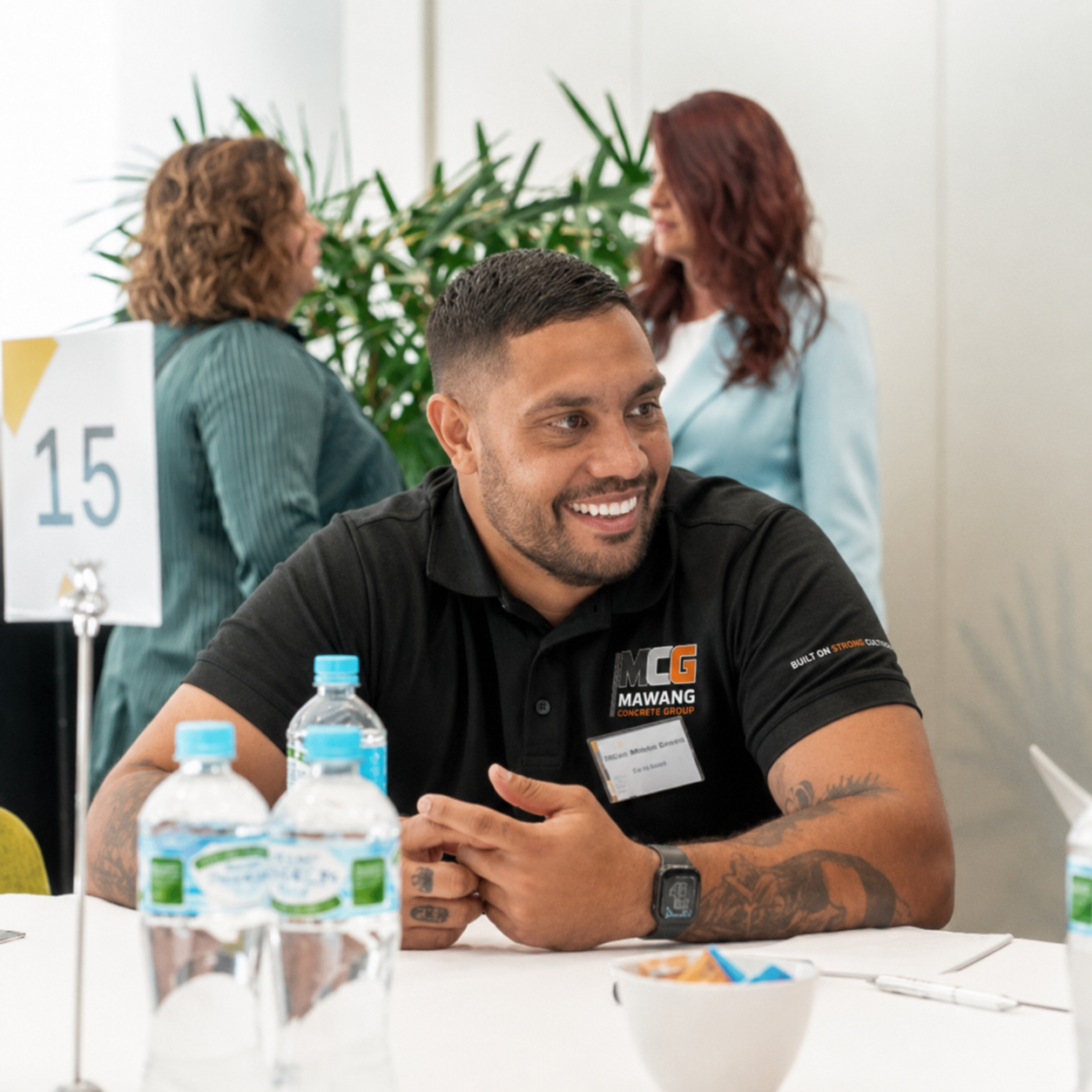 Nathan from Mawang Concrete Group, a 100% Aboriginal-owned concrete business